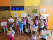 Práce dětí z MŠ Vlkava